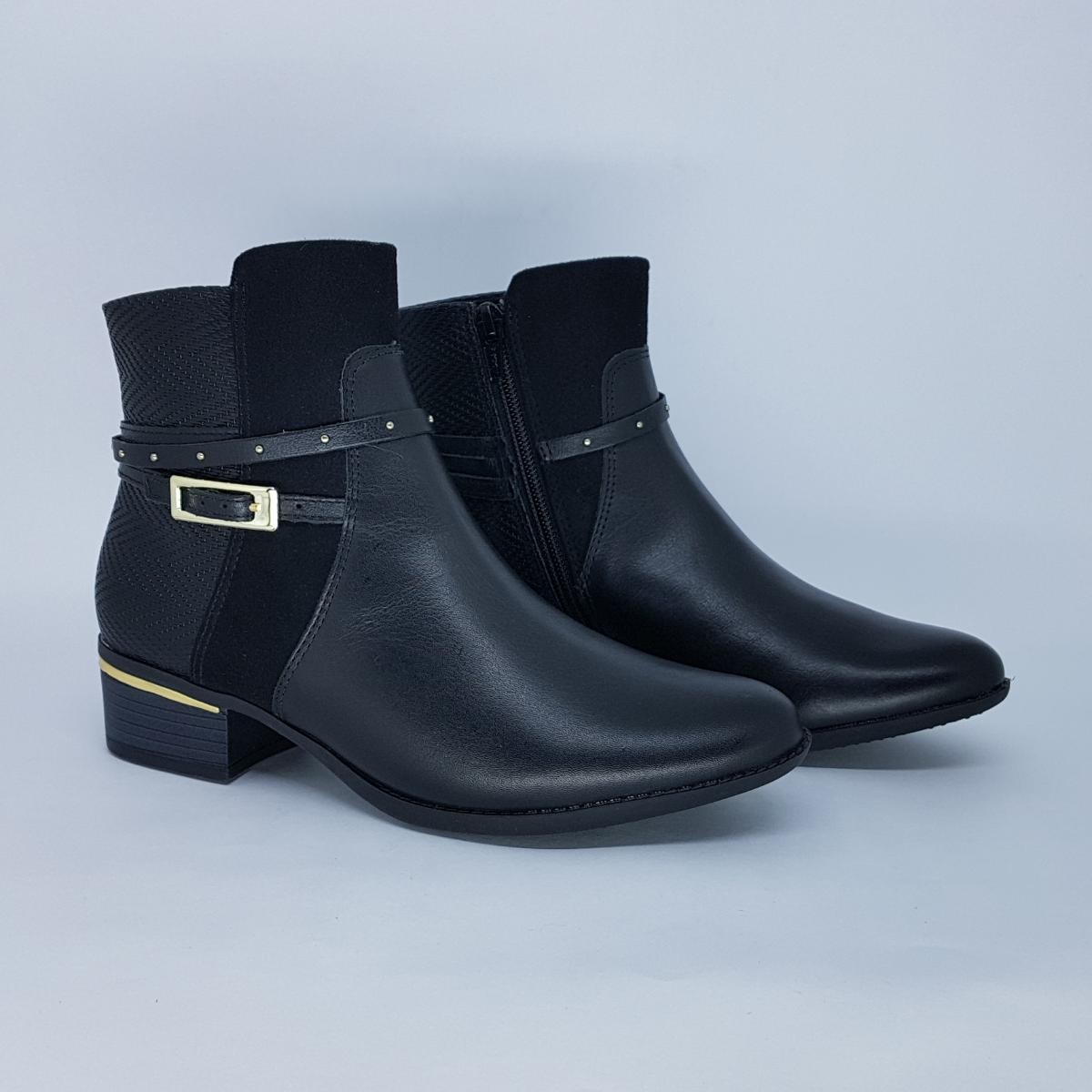 Bota Comfortflex 1769302 PRETO | Margil Calçados