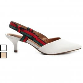 sapato baixo aberto atras