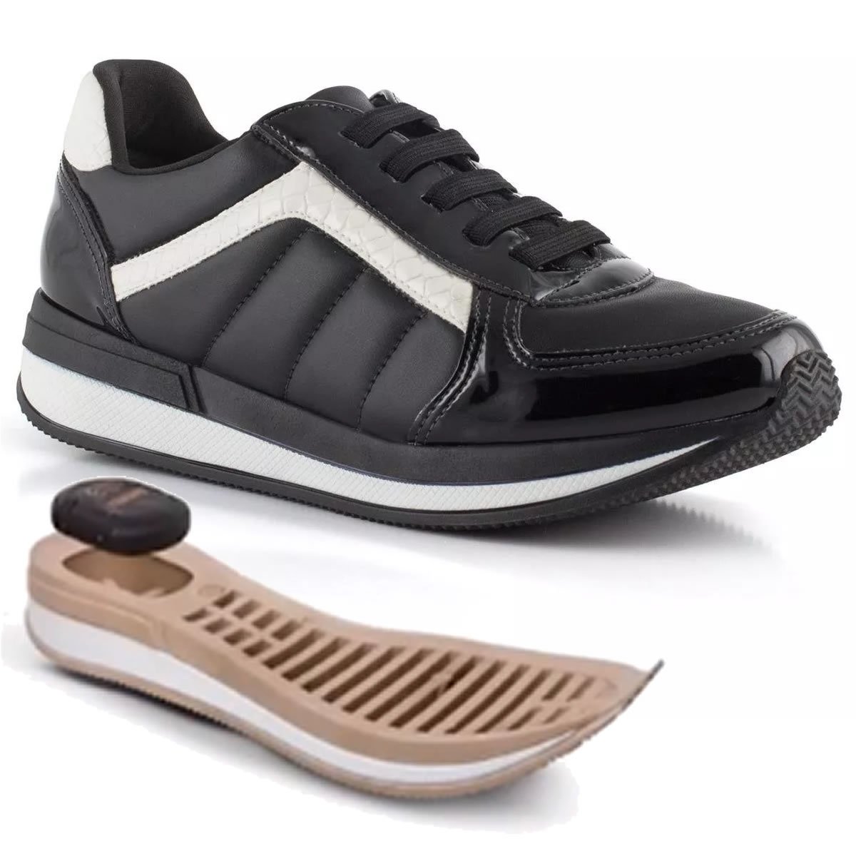 tenis feminino casual piccadilly