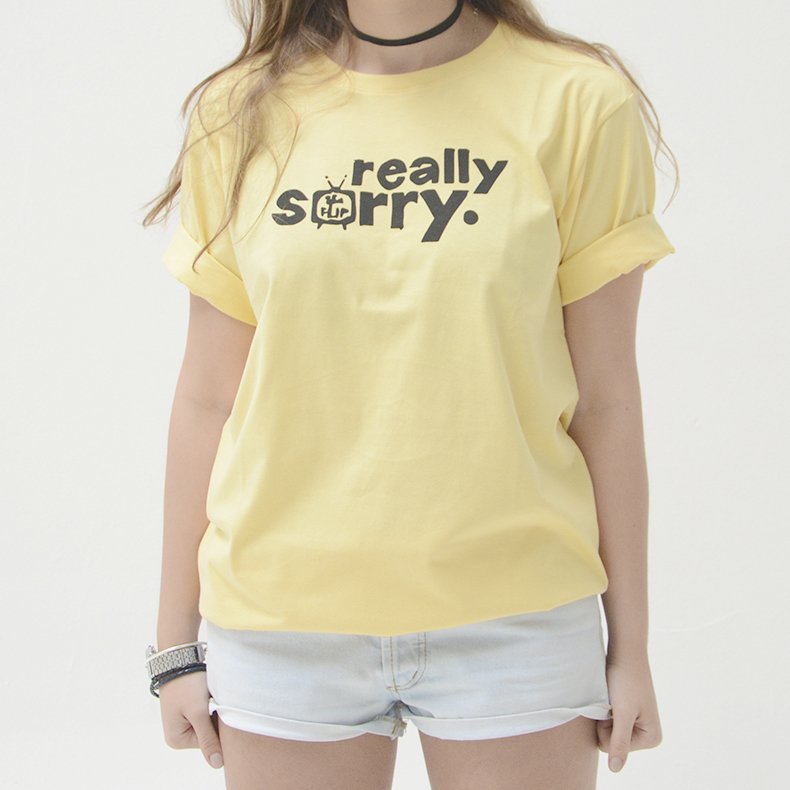 CAMISETA FLIP REALLY SORRY