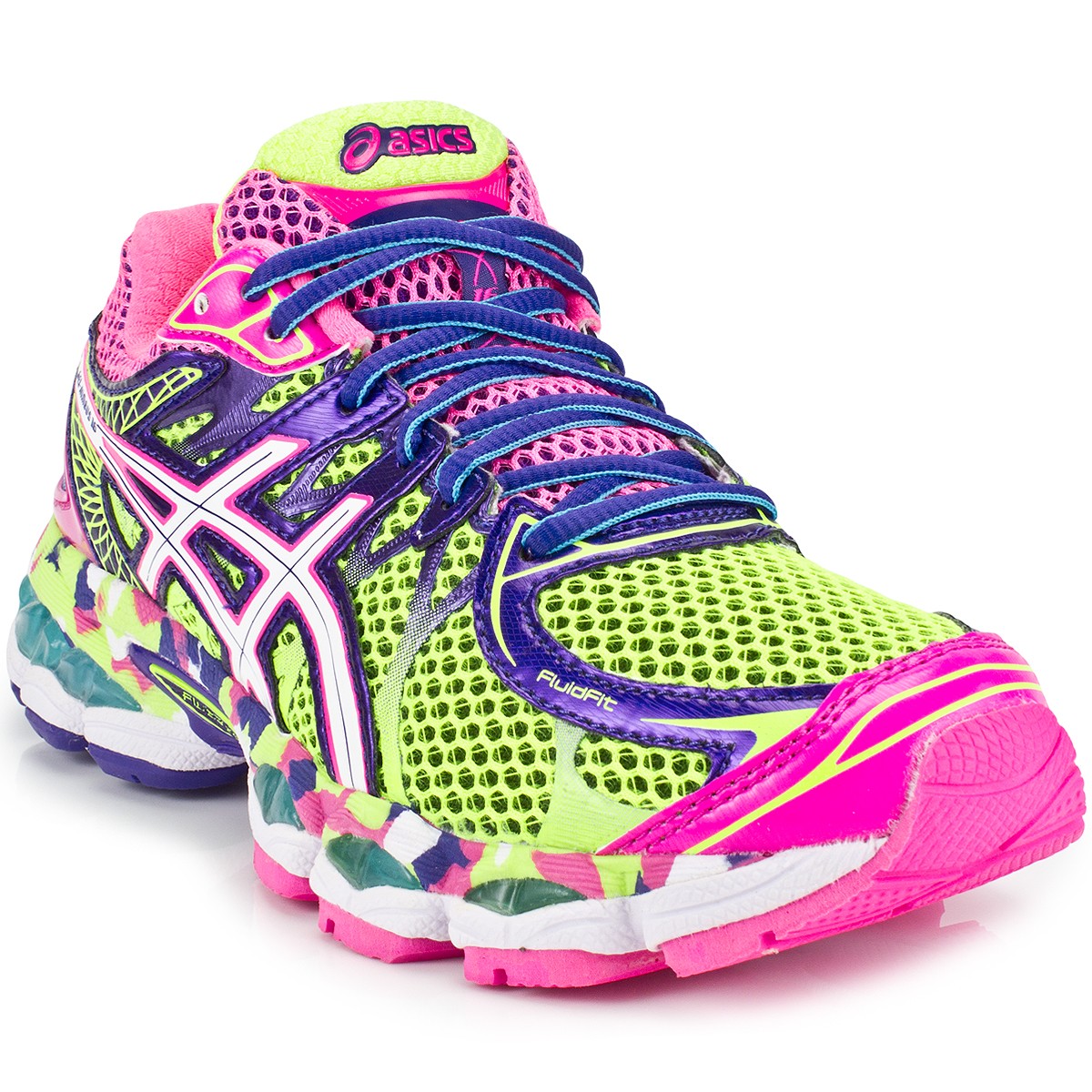 tenis asics rosa com verde tenis asics rosa com verde