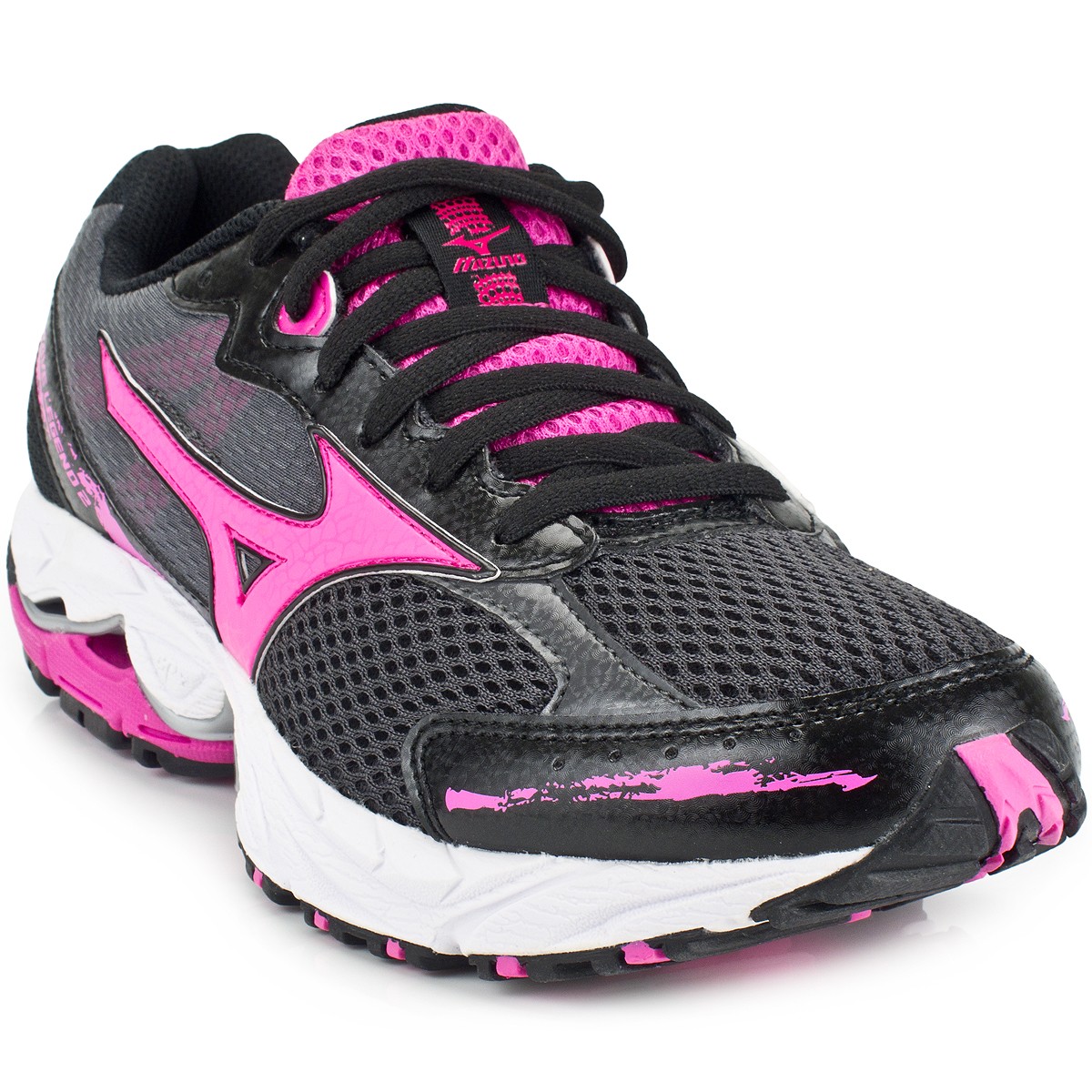 mizuno wave branco e rosa