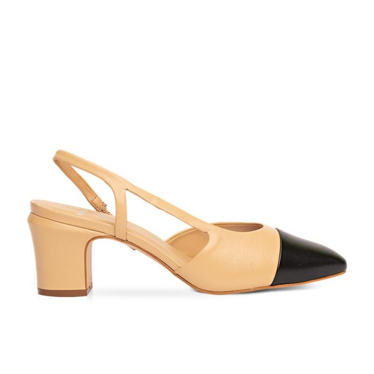 Chanel Slingback Carrano 1.27202 - CREME - Mercado do Sapato