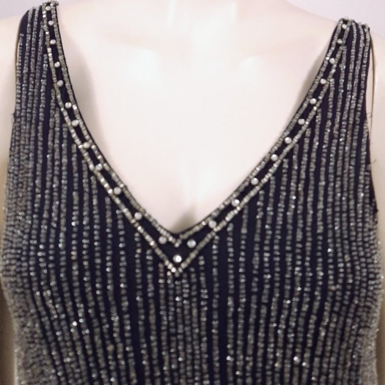 vestido canutilho