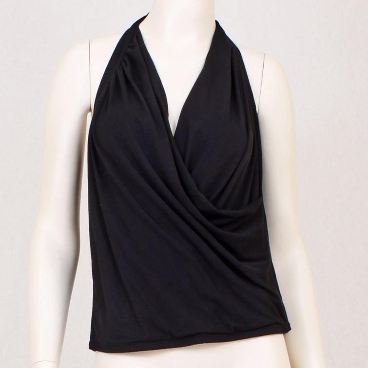 Blusa frente única transpassada Clearance