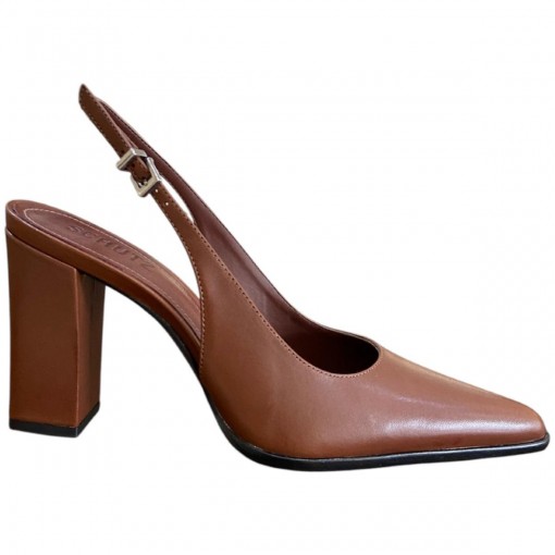 Slingback Marrom Schutz S2260700020002 | Modatto Shoe Store
