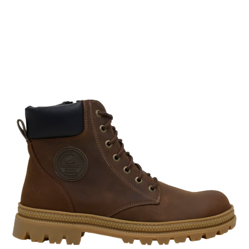 Bota Militar Cano Alto Macboot Itauba 02 Marrom