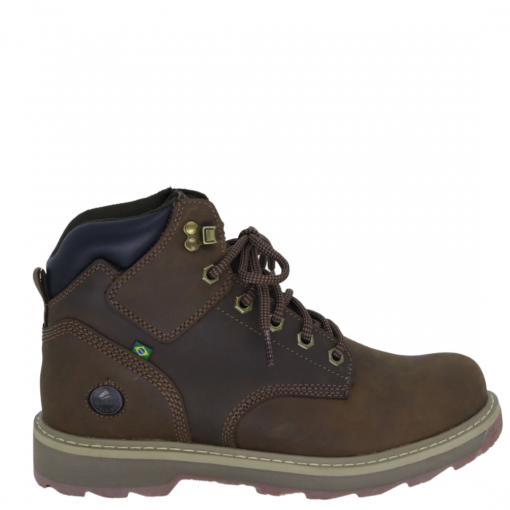 Bota Militar Macboot Cano Alto Lítio Marrom