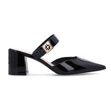 Scarpin Luz da Lua Couro Preto