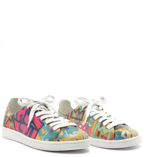 Tênis Lona Smash Floral Preto | Schutz