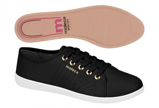 tenis preto moleca