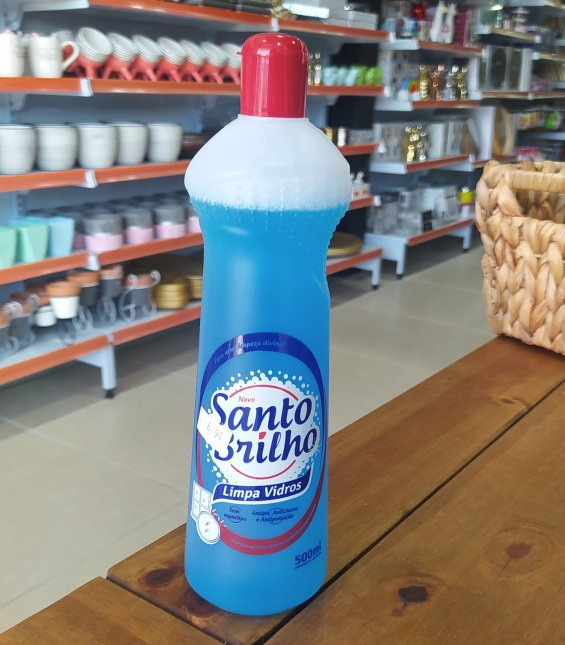 LIMPA VIDROS 500ML SANTO BRILHO