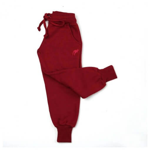 calça jogger bordo