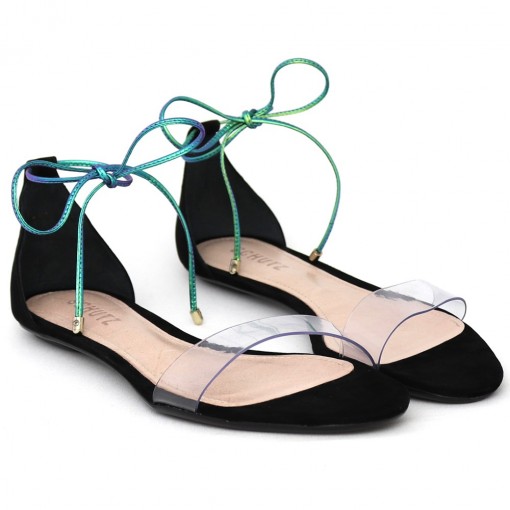 sandalia rasteira vinil