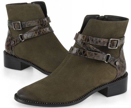 Comprar Bota Luz da Lua em Nobuck Selvaggio Verde Militar - Loja de  Calçados Femininos | Loja Pattini