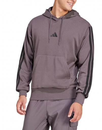 Moletom Adidas Capuz Essentials 3-Stripes Je6365 | Napolitana Calçados