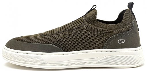 Sapatenis Democrata Knit Denim Bold 122115 Napolitana Calcados