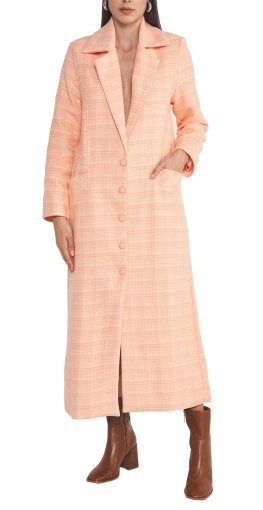 Trench Coat Casaco Colcci Xadrez Casaco Trench Coat Colcci Xadrez