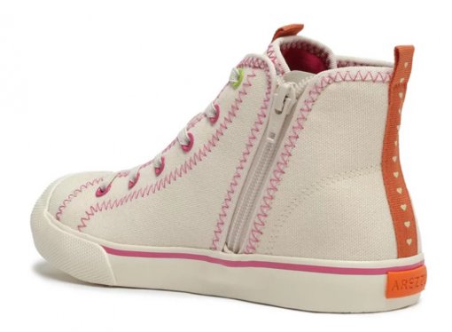 Tênis Off-White Lona Cano Médio Colorido | Arezzo - GLAMI.com.br