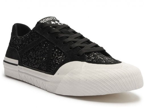 Schutz Tenis Flat Feminino Tenis Casual Schutz Brilho S220210001