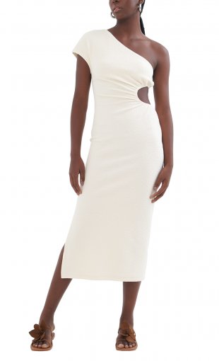 Vestido Midi Colcci Assimetrico Napolitana Calçados