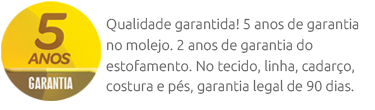 garantia 5 anos molejo