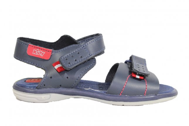 Papete Kidy Marinho e Vermelho com Velcro