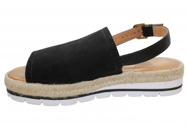 sandalia flatform vizzano preta