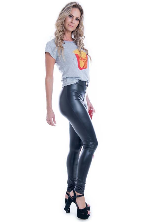 calça cirre hot pants
