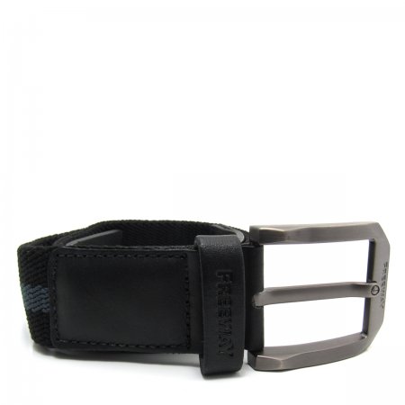 Cinto Masculino de Elástico Freeway Strippe e Couro Cinto Masculino de Elástico Freeway Strippe e Couro