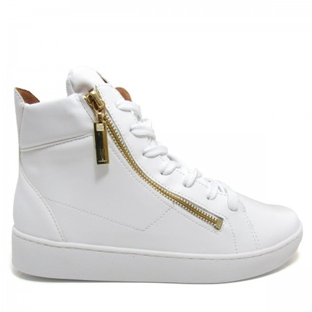 tenis vizzano branco cano alto