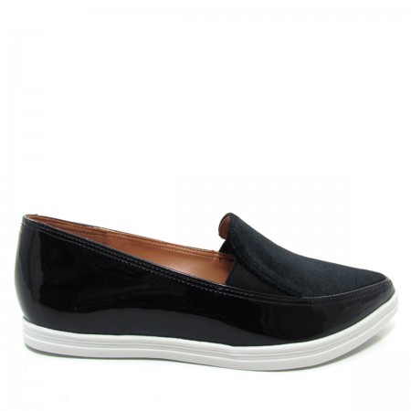 tenis slip on verniz