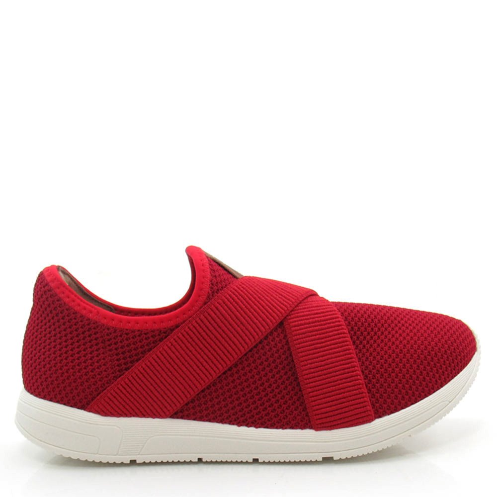 Tenis Feminino Slip On Bebece 1328 374 Malha Meia Colecao