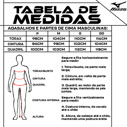 Camisa Térmica Mizuno Black Masculina