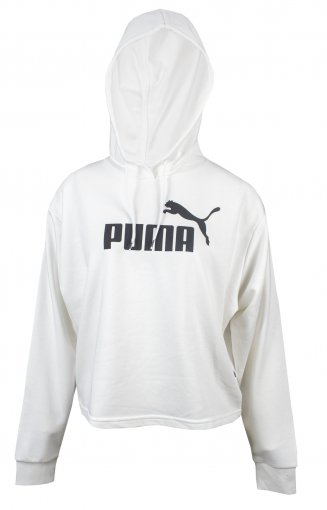 Bluso Cropped Moletom Puma Essentials+Hoody Feminino