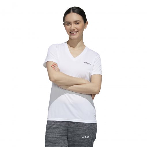 camiseta adidas feminina poliester