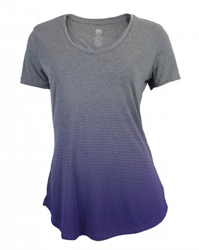 Camiseta Alto Giro Skin Fit Degradê Feminina