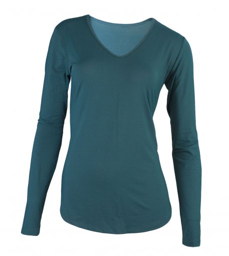 Camiseta Manga Longa Rola Moça New Trip Alongada Feminina