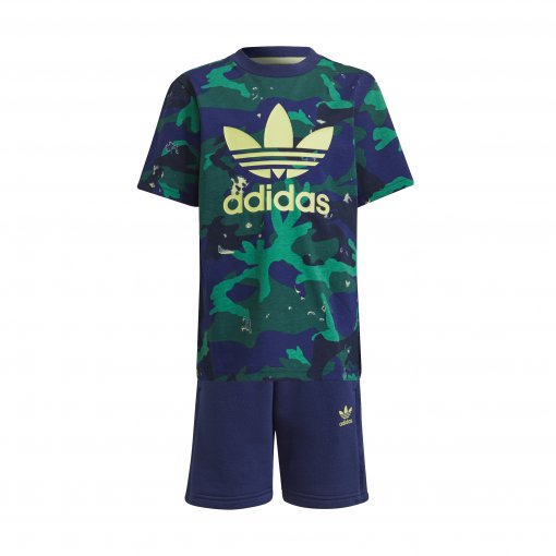 conjunto adidas infantil short e blusa
