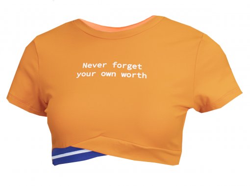 Cropped Alto Giro Light Never Forget Feminino