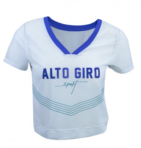 Cropped Alto Giro Power Net Sport Feminino