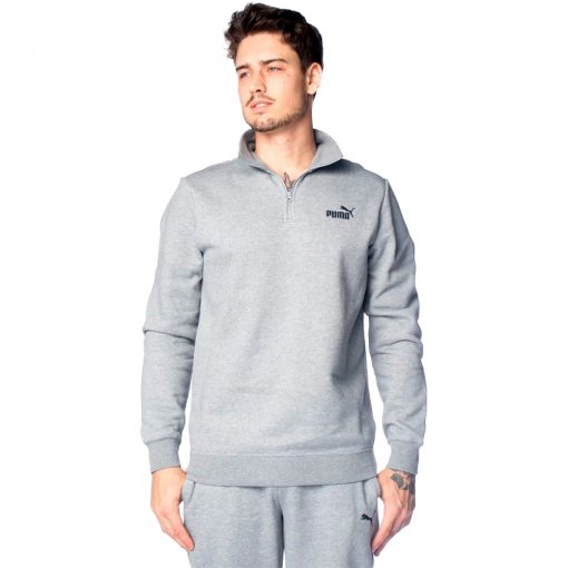 Jaqueta Moletom Puma Ess Half-Zip Masculino