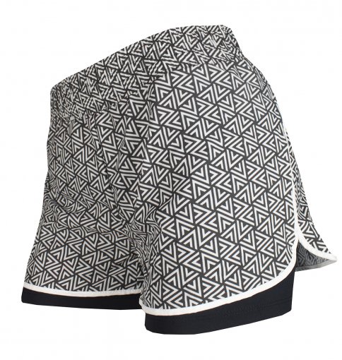 Shorts 2 Em 1 Rola Moça Silky Span Feminino