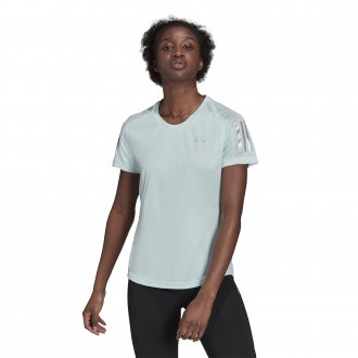 camiseta adidas own the run tee feminina