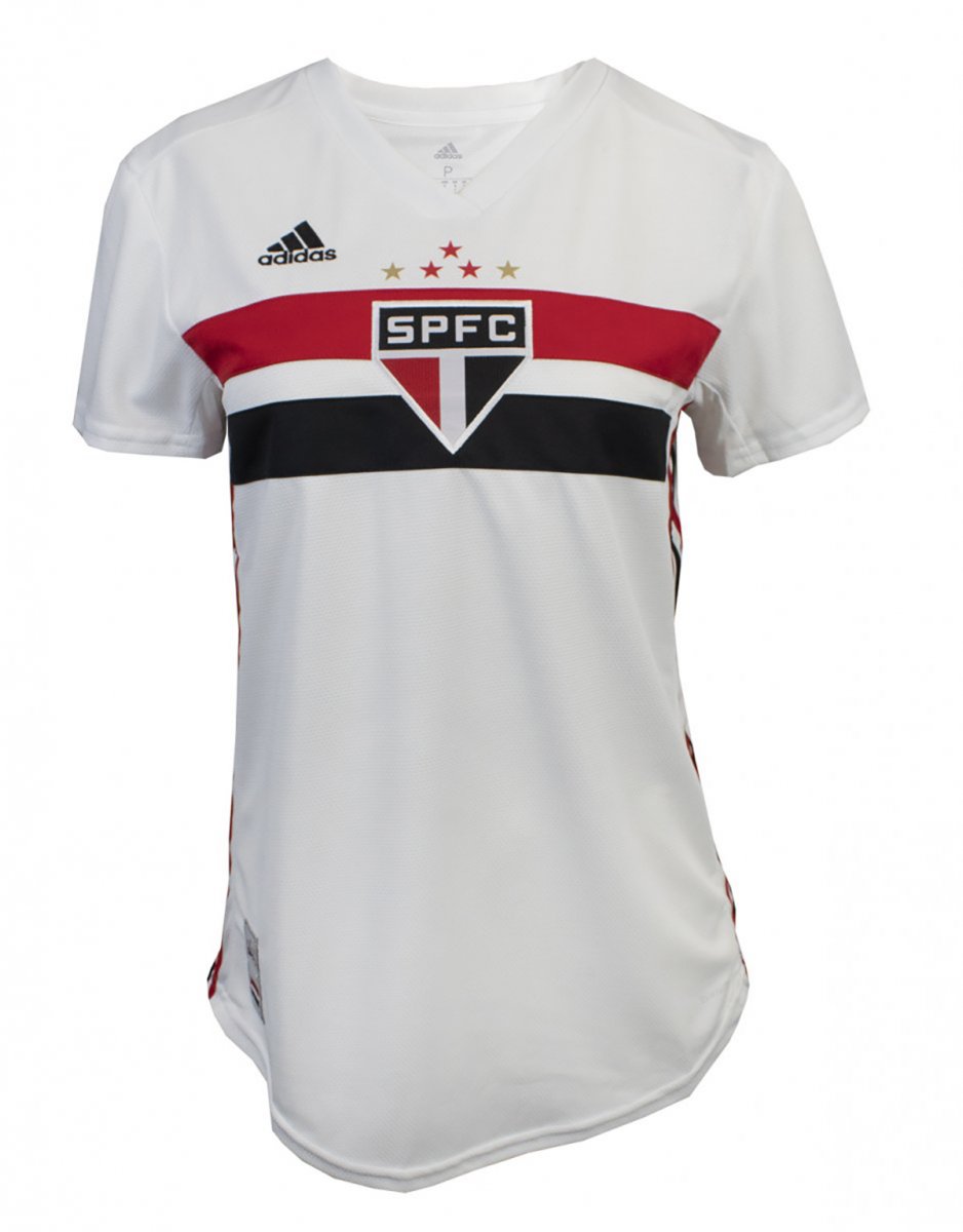 Camiseta Adidas São Paulo 1 Feminina Camiseta Adidas São Paulo 1 Feminina