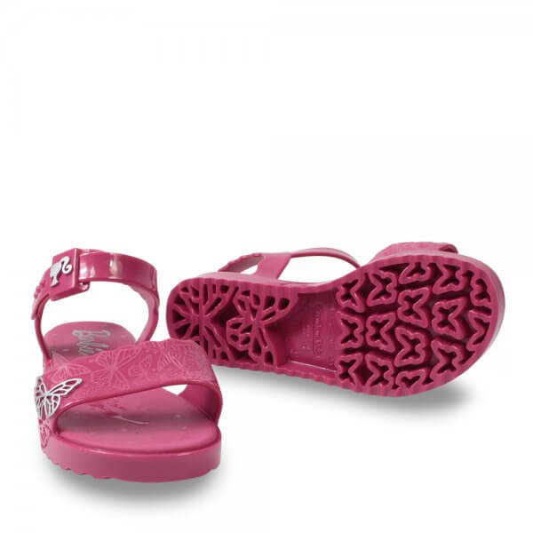 Sandália Infantil Grendene Barbie Butterfly com Mochila Menina