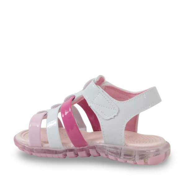 Sandália Infantil Feminina Com Led Kidy 163-1100 Pink | Zuazen.com - Preço  e Qualidade!