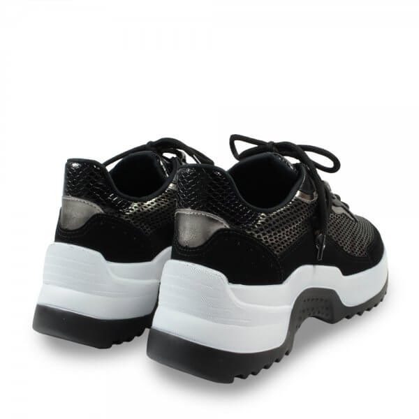 Tênis Casual Via Marte 21-2504 Metalizado Feminino