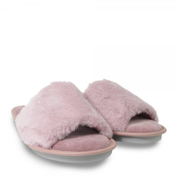 Chinelo de pano aberto na frente Clearance