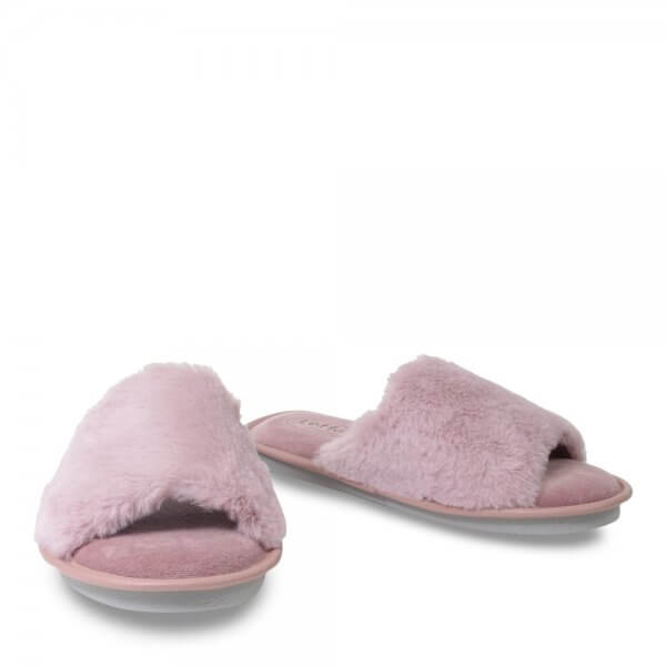 Chinelo de pano aberto na frente Clearance